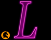 Neon Letter L