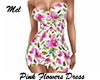 Pink Flowers Dress