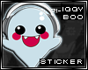 !T Iggy Boo sticker