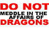 animated dragon sign