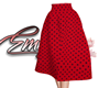Skirt Poá Red
