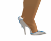 chaussure bleu blanc