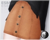 淡 Camel Button Skirt