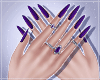-S- Evrin Purple Nails