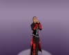 Red N Black Skull outfit