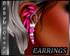 [DM] ROSY EARRINGS