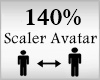 Scaler Avatar 140%