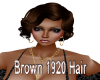 Brown 1920 Hair