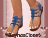 *J* Blue Summer Sandals