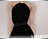 L* Vintage Dress Black