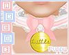 . Little Collar Pink Bow