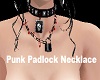 Punk Padlock Necklace