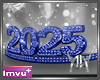 2025 New Year Blue
