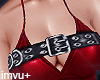 $ Strap Dress Red