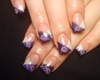 purple kiss nails