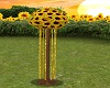 Sunflower Wedding Pillar