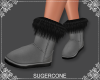 [SC] Fur Boots ~ Grey