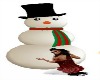 *Snowman With Kiss Pose