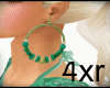 Green Light Earrings(4xr