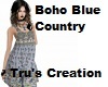 Boho Blue Country Fit
