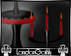 LG. modern goth candle