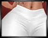 LS~Flare Leggings White