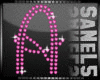 IO-Rhinestone Letters-A