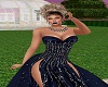 Navy Blue Formal Gown