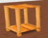 wood end table
