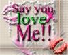 Love me Sticker