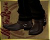 Dark Brown Leather Boots