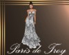 PdT Gray Hibiscus Gown