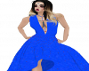 Blue Rhinestone Dress