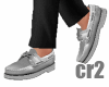 silver Casual Shoes