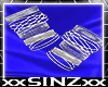 X Silver Bangle Bracelet