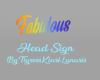 Rainbow Fab Sign