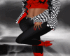 [XV]SET red&black&white
