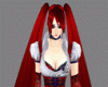 WL Red Anime Hair