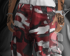 Red Camo Cargos