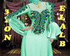 greenish dress
