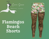 Flamingos Beach Shorts