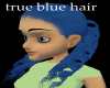 true blue hair