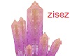 purple aura crystal home