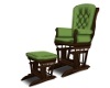 Green Glider Chair