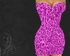 Pink Leopard Mini Dress