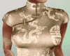Golden Dress with Dragon