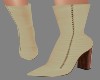 !R! Cream Low Fall Boots