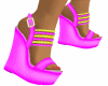 Pink/Yellow Wedges