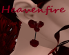 ^HF^ Red Rose Earrings