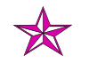 Pink Stars Border
